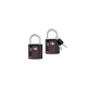 Forge OX 1'' Wide 1.8'' Tall, TSA Approved Luggage Locks: Key Black 2 Pack