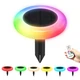 intelamp Colorful Solar Lights Outdoor, Color Changing Solar Lights Outdoor w...