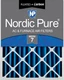Nordic Pure 20x24x4 (3 5/8) Pleated Air Filters MERV 7 Plus Carbon 1 Pack
