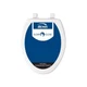 BEMIS 7300SLEC 000 Toilet Seat Will Slow Close and Removes Easy for Cleaning, El
