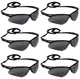 6 KleenGuard 25688 NEMESIS Smoke Mirror Gray Sunglasses Work Safety Glasses Z87+
