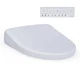 TOTO S7A SW4736AT40 #01 | Washlet Elongated Bidet Toilet Seat - Cotton White