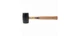 Stanley 51-104 Rubber Mallet, 16 oz, 13-1/2 in, Hardwood Handle