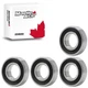 6203-10-2RS Ball Bearing 5/8" x40mmx12mm 6203 5/8" 2RS Rubber Sealed (Qty 4)