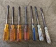 7 Ampco Berylco Slotted Flat Head Tip Screwdriver Brass 5/16" S-49 Non-Sparking