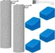 Roller Brush Sponge Filter Replacement for JONR ED12 Pro Wet Dry Vacuum Cleaner