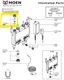 Moen 183965 1/2" Outlet Kit for Digital Thermostatic Shower Valve S3102 & S3104