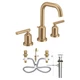 Moen TV6142BZG 2-Handle High Arc Widespread Faucet 3-Hole Bronzed Gold