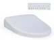 TOTO Washlet S7 Elongated Bidet Toilet Seat Cotton SW4726AT40#01 with Auto flush