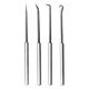 ULLMAN PH-4 Pick And Hook Set,Steel,6-5/16in.L,4 pcs PK 10