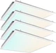 2x2 LED Drop Ceiling Panel Light 4-Pack &ndash; 40W Max, CCT Selectable, Dimmable, UL