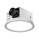 Fitop Bathroom Exhaust Fan with Light,130 CFM 47W 1100LM Ceiling Mount Shower...