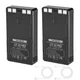 2 Pack LIT-22 6370mAh Battery for SPYPOINT Flex-M Flex-Plus Flex-S Trail Camera