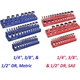 WORKPRO Magnetic Socket Organizer Storage Holder Tray 1/4"/3/8"/1/2" SAE/Metric