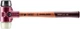 Halder Simplex Soft-Faced Mallet 3028.040 - Medium-Hard Rubber Insert, Hard Nylo