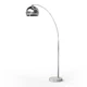 Arc Floor Lamp 68.1 Faux Marble Base Chrome Shade Teamson Home Arquer Living Arc Floor Lamp 68.1 Faux Marble Base Chrome Shade Teamson Home Arquer Living
