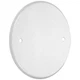 Flat Round Blank Plate 4 Inch Box Mount White Metallic LPB3400 TayMac 4-Inch.