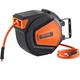 VEVOR Retractable Air Hose Reel, 3/8 IN x 50 FT Hybrid Air Hose Max 300PSI, Air