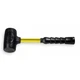 Nupla Dead Blow Hammer 48 oz 14 in Fiberglass Handle Black Soft Face Non Marring