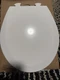 Bemis 500EC 390 Toilet Seat with Easy Clean & Change Hinges, Round, Durable Enam