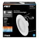 LED Recessed Downlight 6 Inch 22W 2000 Lumens Dimmable Adjustable Electric Feit