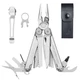 Leatherman Wave + Plus Stainless Steel Multi-Tool + Leather Sheath + Pocket Clip