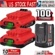 For Craftsman V20 Battery CMCB204 CMCB205 20Volt Battery/Charger CMES510