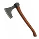 SZCO Supplies 17&rdquo; Hand Forged Wood Handle Carbon Steel Beard Head Viking S