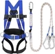 TT Safety Harness Fall Protection Kit Landyard Roofing Harnesses 1 Pack Blue