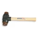 Vaughan - SH175 - Split Head Hammer: Rawhide, 3 lb Head Wt, 1 3/4 in Tip Dia,