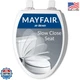 Mayfair Cassel Slow Close Toilet Seat, Easy Clean Non Slip Premium Wood Seat, Ea