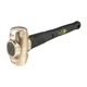 Wilton WIL-90416 4-pound Head, 16 B.A.S.H Brass Hammer with Safety Plate Securin