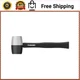 Husky 16oz Rubber Mallet White Black Non-Marring Hammer Soft Face 90690