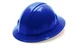 Pyramex Safety SL Series Full Brim Hard Hat, 4-Point Ratchet Suspension, Blue