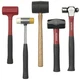 GEARWRENCH 5 Piece Hammer Set Ball Pein Dead Blow Rubber Mallet Soft Face