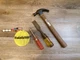 STANLEY Tool Lot: VTG Light Duty Hammer 51-613, Wood Chisel 60, Screwdriver 1721