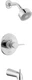 Delta T14459-PP Modern Monitor 14 Series Tub and Shower Trim