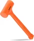 NEIKO 02847A 2 LB Dead Blow Hammer, Neon Orange | Unibody 2 Pound, 