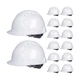 Leumoi 14 Pieces 4 Pt. Suspension Hard Hat Bulk Safety Helmets ABS Constructi...
