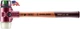 Halder Simplex Soft-Faced Mallet 3028.040 - Medium-Hard Rubber Insert, Hard Nylo