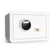 TIGERKING 1.2 Cu Ft Small Safe Box, White Security Safe with Digital Keypad, ...