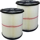 2 Pack CMXZVBE38754 Filter for Craftsman Shop Vac Wet Dry 5 to 20 Gallon, 9-3875