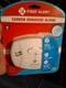 First Alert Carbon Monoxide Detector Plug-In Alarm Battery Backup NEW