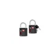 Forge 1'' Wide 1.8'' Tall, TSA Approved Luggage Locks: Key Locks Black 2 Pack 