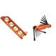 Klein Tools 935AB4V Level, 6.25-Inch Magnetic Torpedo Level is a Orange 