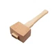 Wooden Mallet Hammer with Handle Wooden Woodworking Mallet Carpenters Mallet ...
