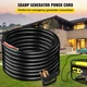VEVOR  50Ft 50Amp Generator Extension Cord 6 Gauge STW 6/3+8/1 Generator Cord Ge