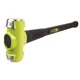 WILTON 20836 Sledge Hammer,8 lb.,38 In,Rubber/Steel 12A543