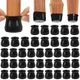 BUMACO Chair Leg Floor Protectors Chair Leg Protectors for Hardwood Floors Si...