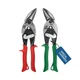 MIDWEST Special Hardness Aviation Snip - Left and Right Cut Offset Stainless ...